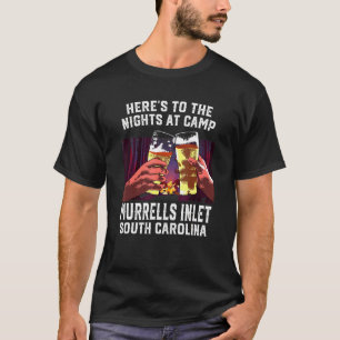 T-shirt Voici Les Nuits Au Camp Murrells Inlet Camping