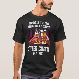 T-shirt Voici Les Nuits Au Camp Otter Creek Camping Ma