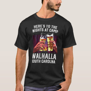T-shirt Voici Les Nuits Au Camp Walhalla Camping Sud