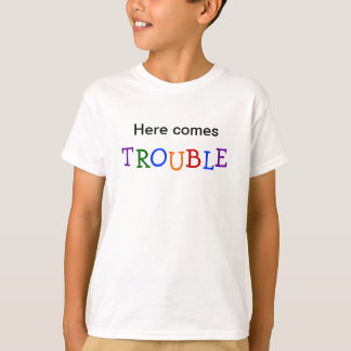 T-shirt Voici les problèmes