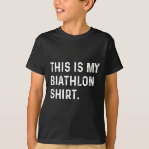 T-shirt Voici Ma Chemise De Biathlon - Ski Ski Skier