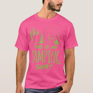 T-shirt Voici Ma Chemise De Camping Chemise De Camper Chem