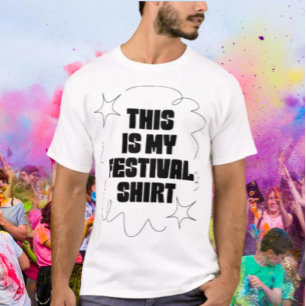 T-shirt Voici Ma Chemise De Fête
