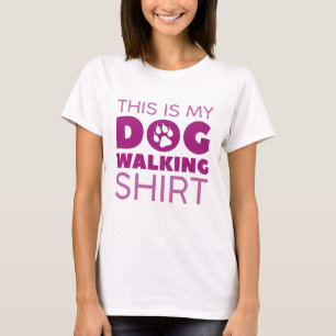 T-shirt Voici Ma Chemise De Marche De Chien