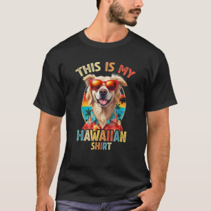 T-shirt Voici Ma Chemise Hawaïenne Costume Tropical Luau P