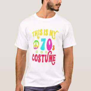 T-shirt Voici ma les années 70 chemise Super de la paix H