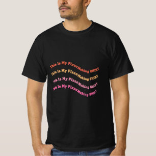 T-shirt Voici Ma Pizza Fabriquant SHIRT - Fun Chef Tee