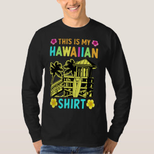 T-shirt Voici Mes Femmes Hawaïennes Mon Hawaïen 1