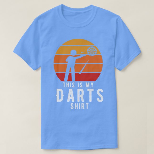 T-shirt Voici Mes fléchettes (1) (Design devant)