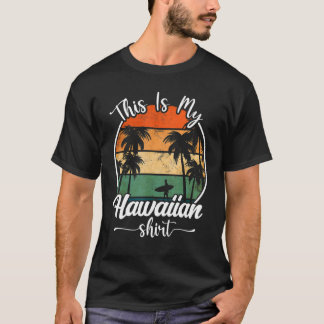 T-shirt Voici Mon Aloha Hawaii Beach Summer Va