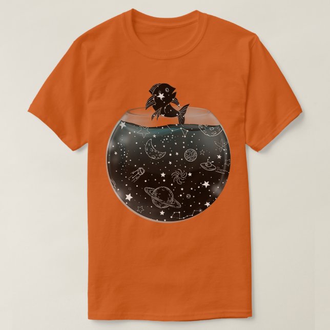 T-shirt Voici Mon Aquarium Nettoyant 19 (Design devant)