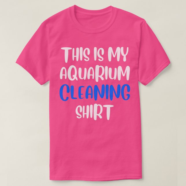 T-shirt Voici Mon Aquarium Nettoyant Drôle Poisson Amoureu (Design devant)