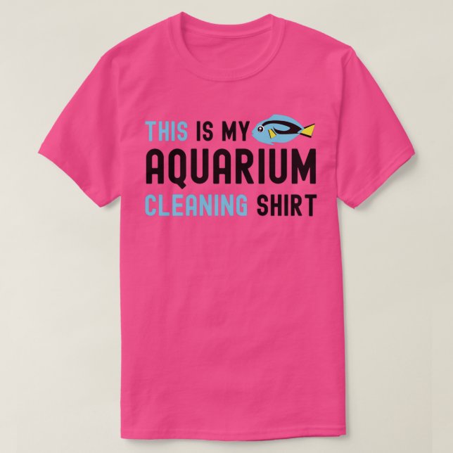 T-shirt Voici Mon Aquarium Nettoyant Drôle Poisson Amoureu (Design devant)