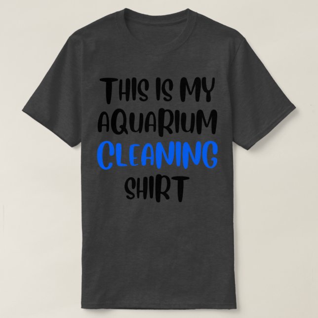 T-shirt Voici Mon Aquarium Nettoyant Drôle Poisson Amoureu (Design devant)