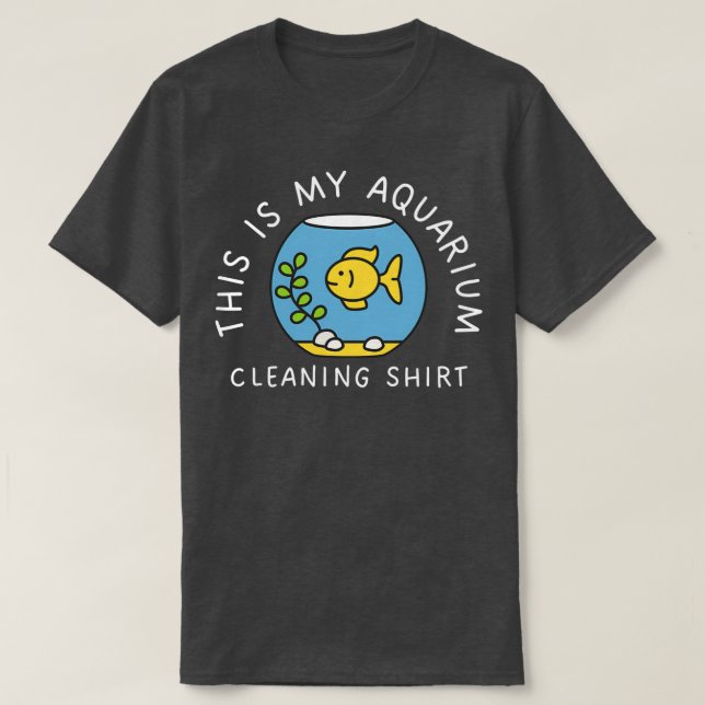 T-shirt Voici Mon Aquarium Nettoyant Drôle Poisson Amoureu (Design devant)