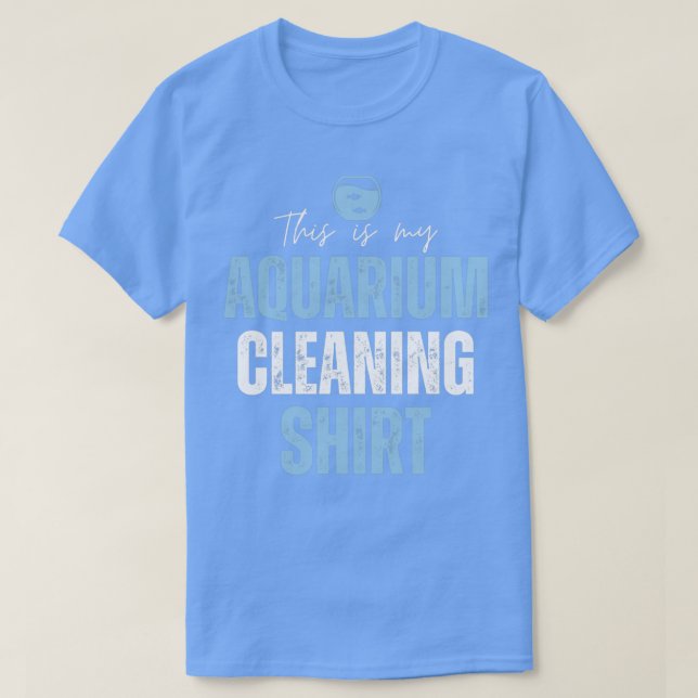 T-shirt Voici Mon Aquarium Nettoyant Drôle Poisson Amoureu (Design devant)