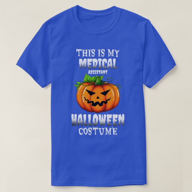 T-shirt Voici Mon Assistant Médicale Costume D'Halloween D (Design devant)