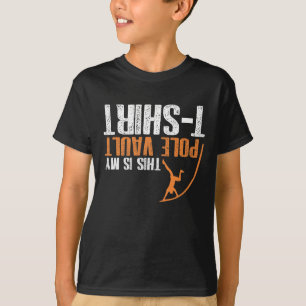 T-shirt Voici mon athlète sportif de voûte à mât Sport