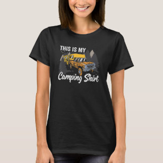 T-shirt Voici Mon Camping