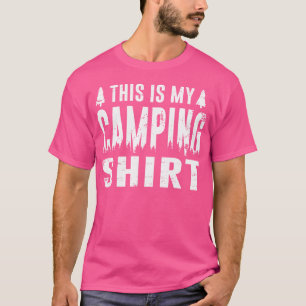 T-shirt Voici Mon Camping Cadeaux De Chemises Drôle Campin