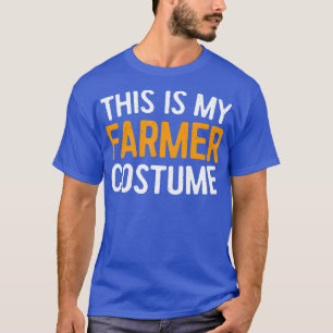 T-shirt Voici Mon Costume Agricole Cadeau Halloween