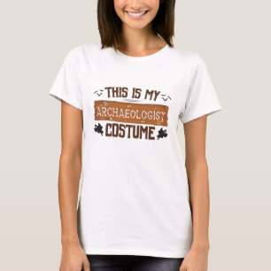 T-shirt Voici Mon Costume D'Archéologue Halloween