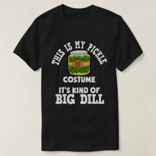 T-shirt Voici Mon Costume De Pickle Easy Halloween Food Te