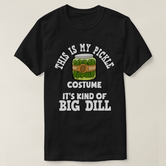 T-shirt Voici Mon Costume De Pickle Easy Halloween Food Te (Design devant)