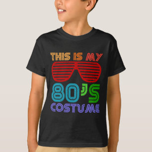 T-shirt Voici mon costume des années 80 1980 Retro Vintage
