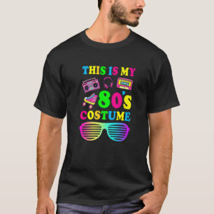 T-shirt Voici Mon Costume Des Années 80 Pour Hommes Femmes