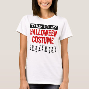T-shirt Voici mon costume d'Halloween Araignées chauves-so