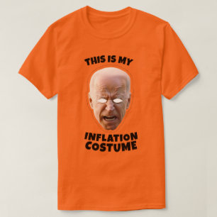 T-shirt Voici mon costume d'inflation Joe Biden