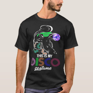 T-shirt Voici Mon Costume Disco Raven Rock Et Roll les ann
