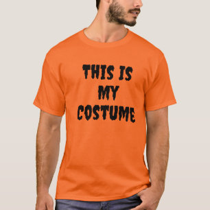 T-shirt Voici Mon Costume   Halloween