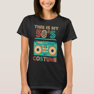 T-shirt Voici Mon Costume les années 50 1950 Retro Vintage