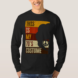 T-shirt Voici Mon Costume les années 70 les années 70 Tenu