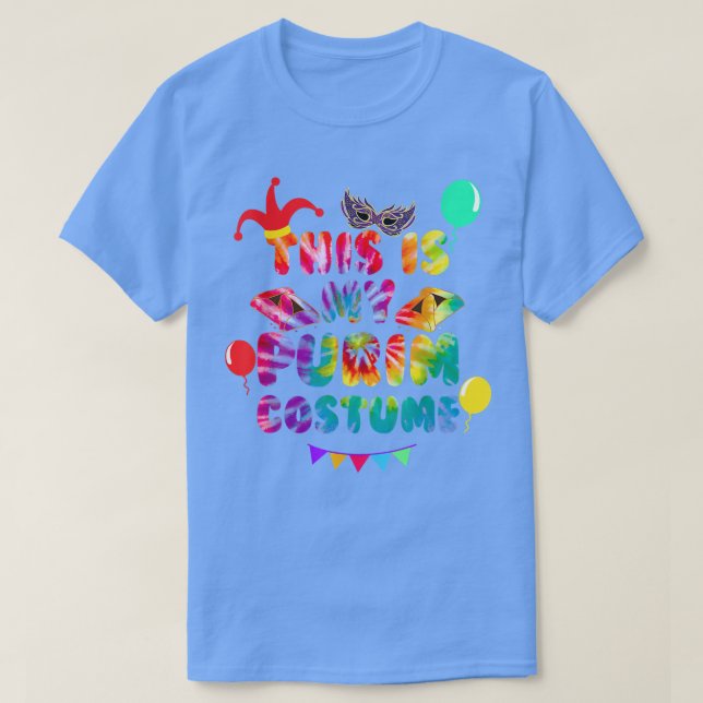 T-shirt Voici Mon Costume Purim Juif Joyeux Purim Holida (Design devant)