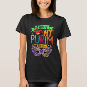 T-shirt Voici Mon Costume Purim Juif Joyeux Purim Holida