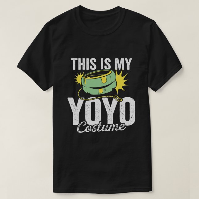 T-shirt Voici Mon Costume Yoyo Yoyo Design Garçons Filles  (Design devant)