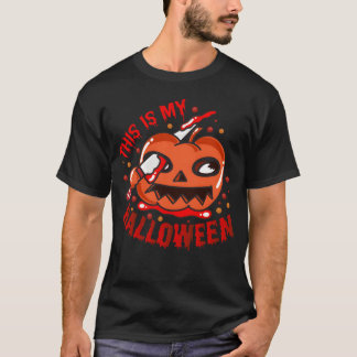T-shirt Voici mon Halloweencute citrouille Halloween 2022