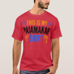 T-shirt Voici Mon Hanoukka Pajamakah Chanukah Pajama Jewi<br><div class="desc">C'Est Mon Hanoukka Pajamakah Chanukah Pajama Juif T-Shirt Fête.</div>