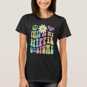 T-shirt VOICI MON HIPPIE COSTUME Hipster Super