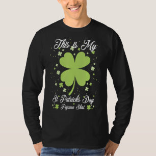 T-shirt Voici Mon Jour de la Saint Patrick Pajama Classic 