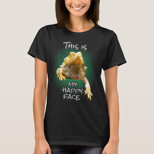 T-shirt Voici Mon Joyeux Visage 1 (Devant)