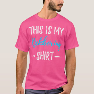 T-shirt Voici Mon Kickboxer Funny Kickboxer