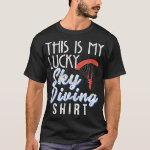 T-shirt Voici Mon Lucky Sky Plongée Funny Sky Plonger Appa