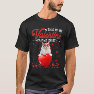 T-shirt Voici Mon Pajama Valentin Van Turc Chat