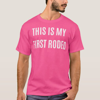 T-shirt Voici Mon Premier Rodéo