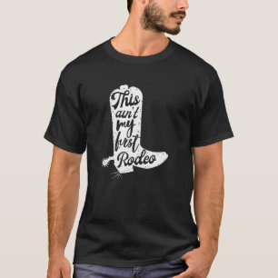 T-shirt Voici mon premier Rodéo Vintage Rodéo Vache graphi