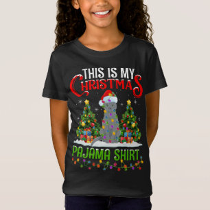 T-Shirt Voici Mon Pyjama Russe Bleu Chat Chris
